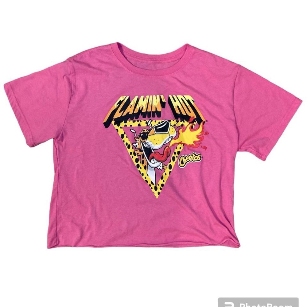 Flaming hot cheetos crop top